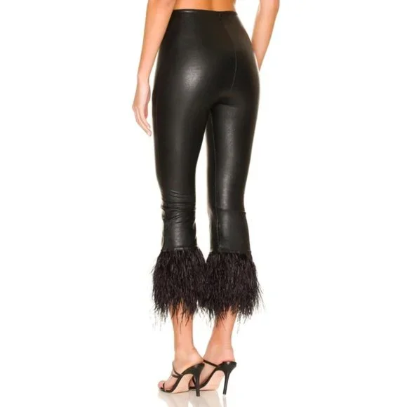 Commando Faux Leather Feather Leggings - Picture 6 of 7